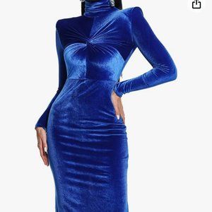 Bella Barnett Velvet Midi Dress